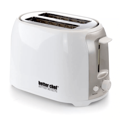 Better Chef Deluxe Cool Touch Wide-Slot 2-Slice Toaster with Stainless Accents by Jupiter Gear Home