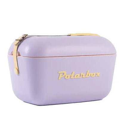 Polarbox - 'Lilac' Cooler w/ Yellow Leather Strap (21QT) by The Epicurean Trader