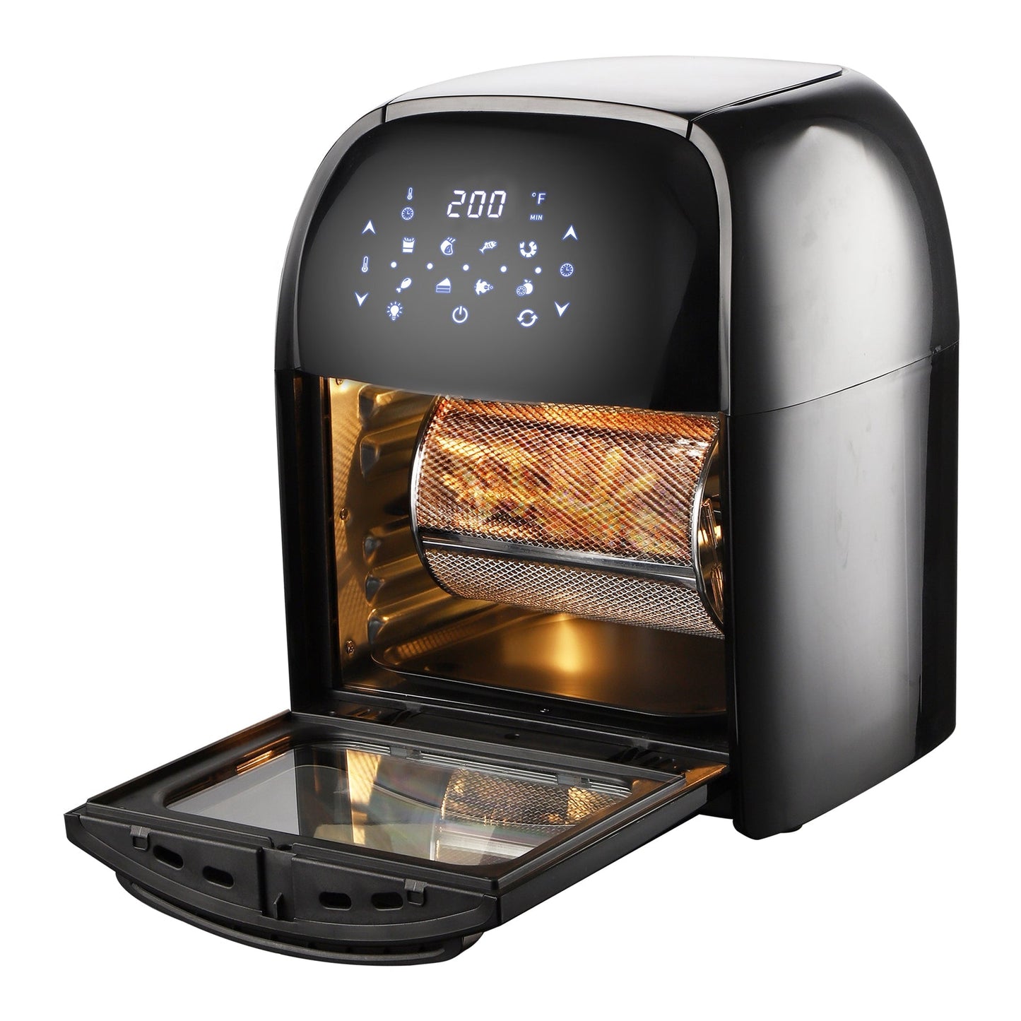 National 3-In-1 12 Qt Air Fryer - Dehydrator - Rotisserie Oven (NA-3004AFR) by Jupiter Gear Home