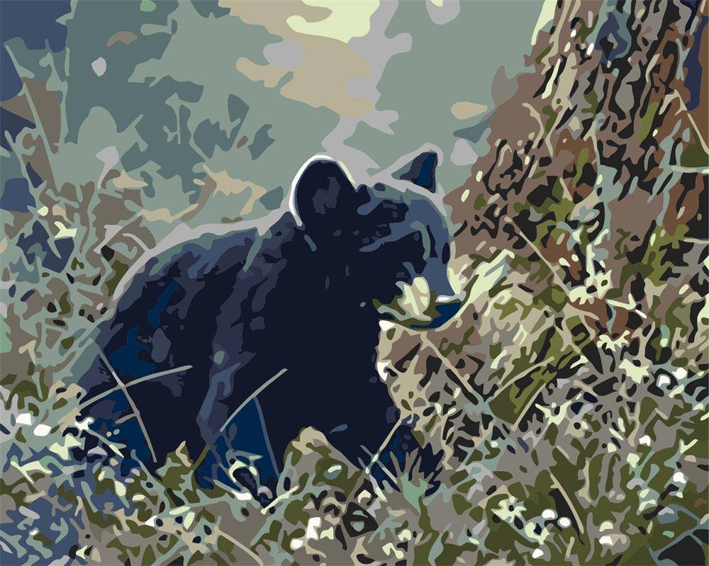 Baby Bear by Paint with Number