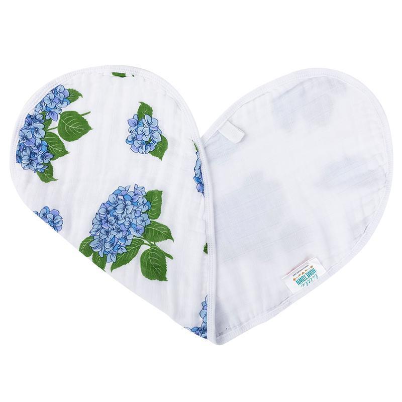 Baby Burp Cloth & Bib Combo: Hydrangeas by Little Hometown