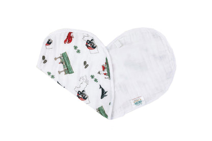 Baby Burp Cloth & Bib Combo: Massachusetts Baby by Little Hometown