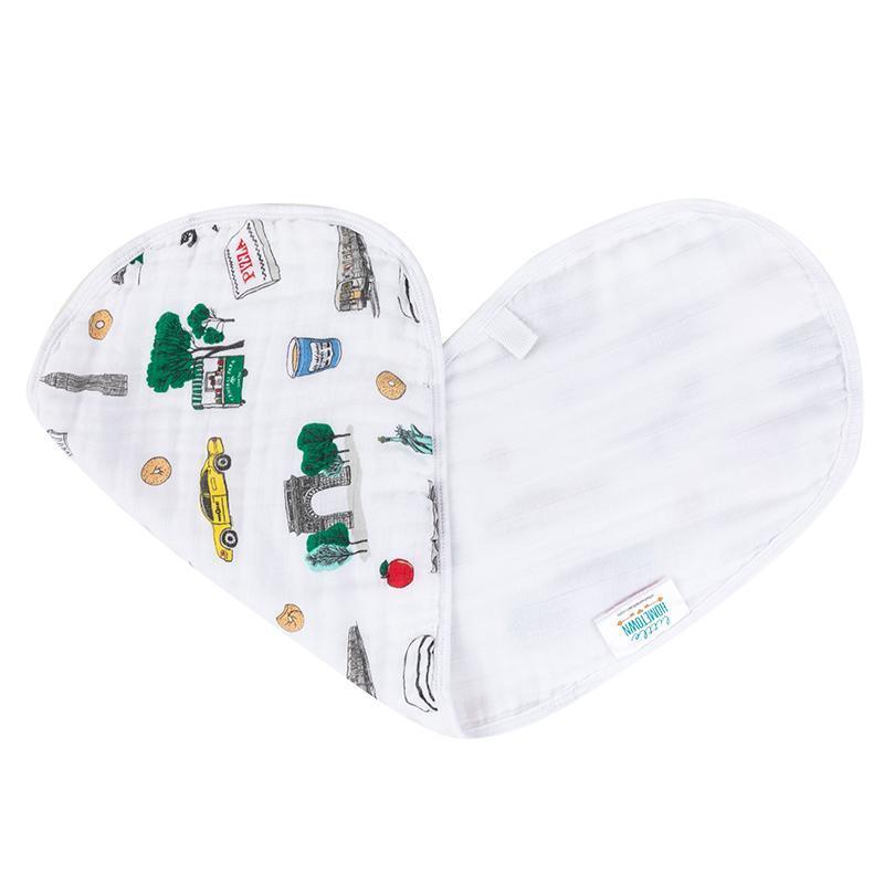 Baby Burp Cloth & Bib Combo:  New York City Baby by Little Hometown