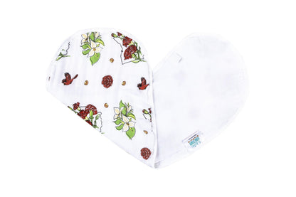 Baby Burp Cloth & Bib Combo Ohio Baby (Floral) by Little Hometown