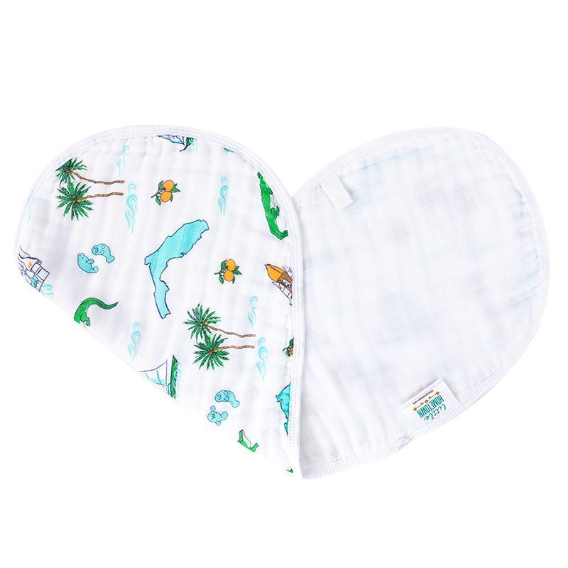 Baby Burp Cloth and Wraparound Bib Florida Baby by Little Hometown