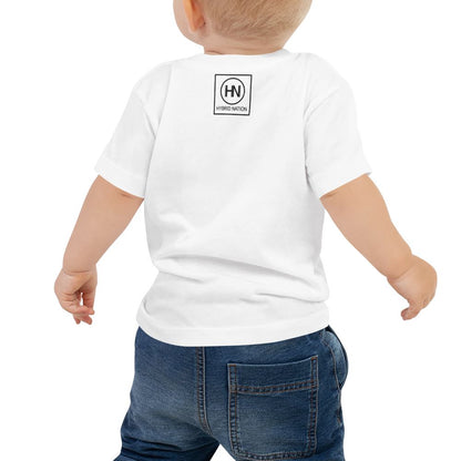 BABY IN DIVERSITY WE TRUST SIGNATURE T-SHIRT (WHITE) by Hybrid Nation