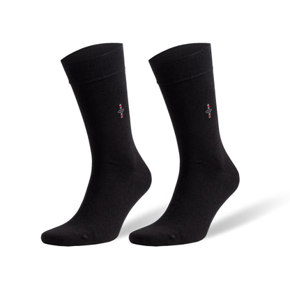 Men's Bamboo Dress Socks with Reinforced Seamless Toe, Crew Length, Size 8-11.5 by Mars Outlet Store LLC