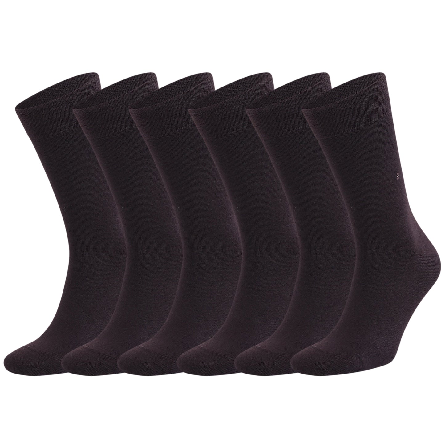 Men's Bamboo Dress Socks with Reinforced Seamless Toe, Crew Length, Size 8-11.5 by Mars Outlet Store LLC