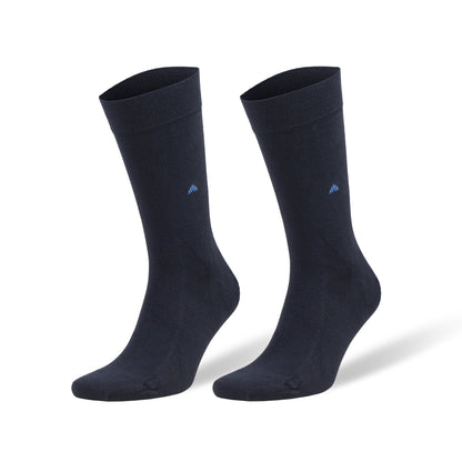 Men's Bamboo Dress Socks with Reinforced Seamless Toe, Crew Length, Size 8-11.5 by Mars Outlet Store LLC