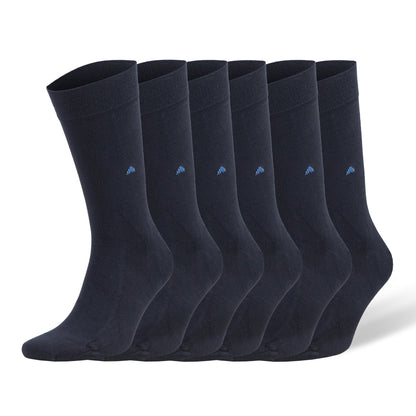 Men's Bamboo Dress Socks with Reinforced Seamless Toe, Crew Length, Size 8-11.5 by Mars Outlet Store LLC