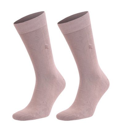 Men's Bamboo Dress Socks with Reinforced Seamless Toe, Crew Length, Size 8-11.5 by Mars Outlet Store LLC