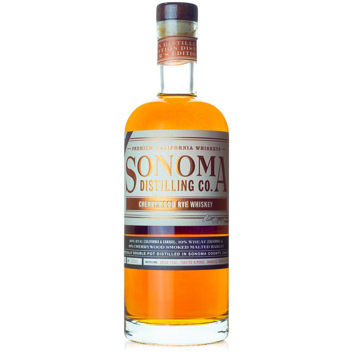 Sonoma Distilling Company - 'Cherrywood' Distiller's Edition Rye (750ML) by The Epicurean Trader