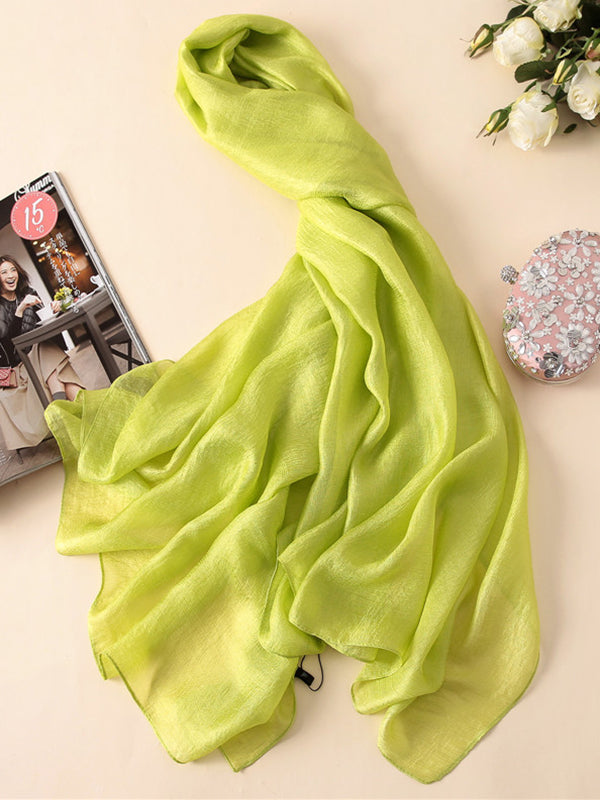 Wrap Keep Warm Solid Color Sun Protection Scarf by migunica