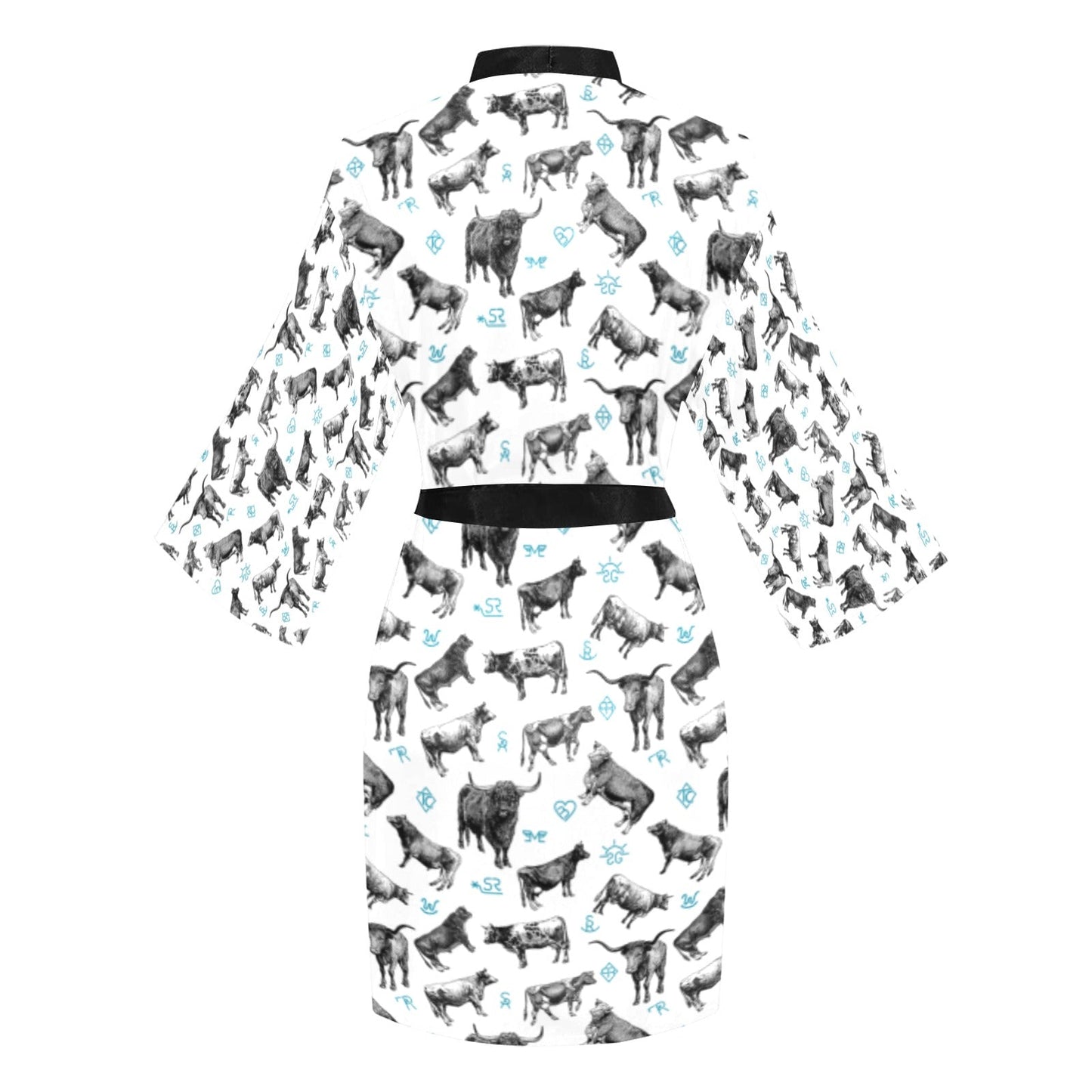 Cattle and Brands Women's Lounge Kimono Robe by Baha Ranch Western Wear