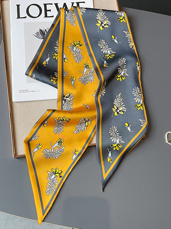 Urban Silk Imitation Floral Printed Scarf by migunica