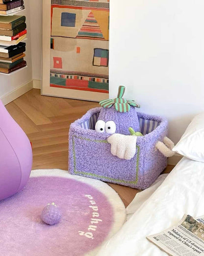 Whimsical Eclectic Big Eyes Plush Cute Laundry Storage Baskets - Laundry Bag for Kids Children by INSPECIAL HOME