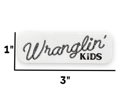 Wranglin' Kids Sticker by 208 Tees