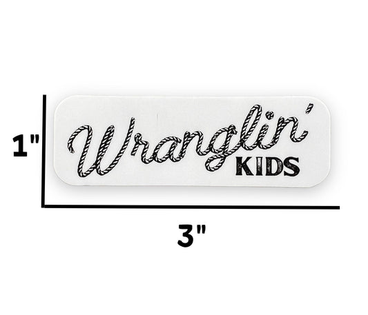 Wranglin' Kids Sticker by 208 Tees