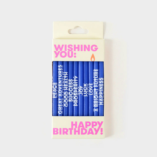 Wishing You: Birthday Candles - Blue by 54Celsius