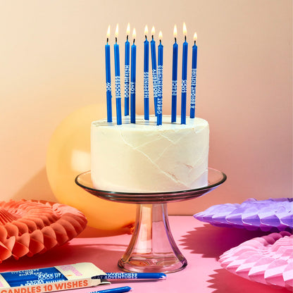 Wishing You: Birthday Candles - Blue by 54Celsius