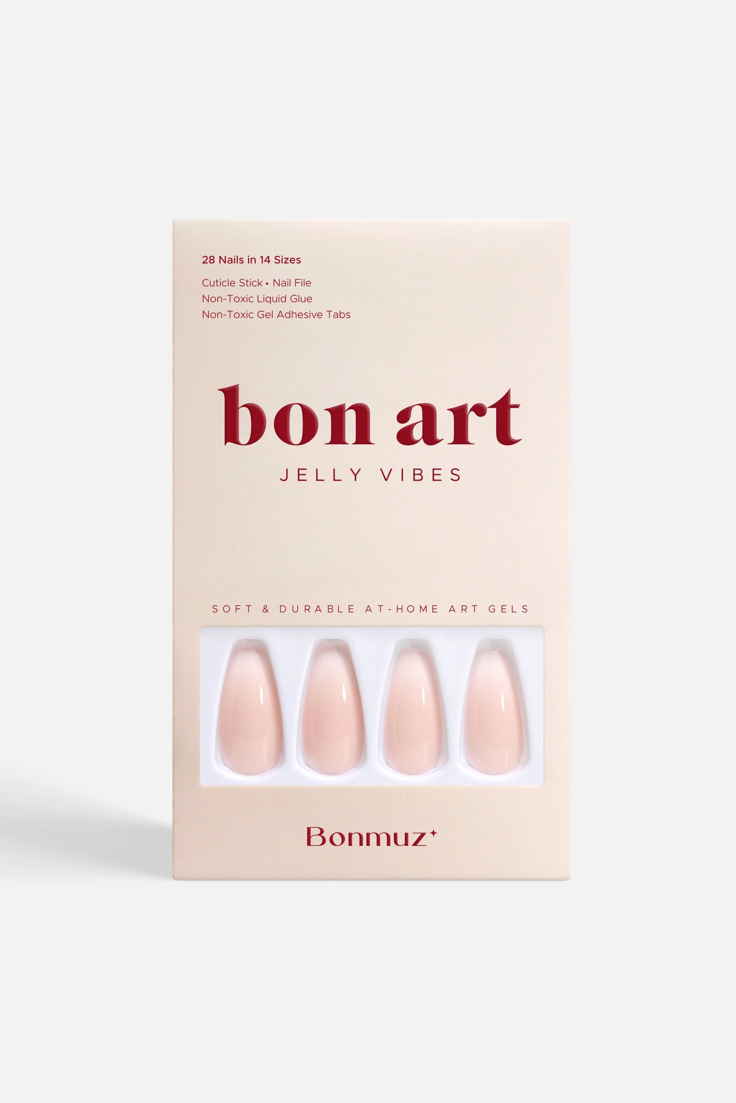 Peach Syrup | Soft & Durable Press-On Nails by Bonmuz