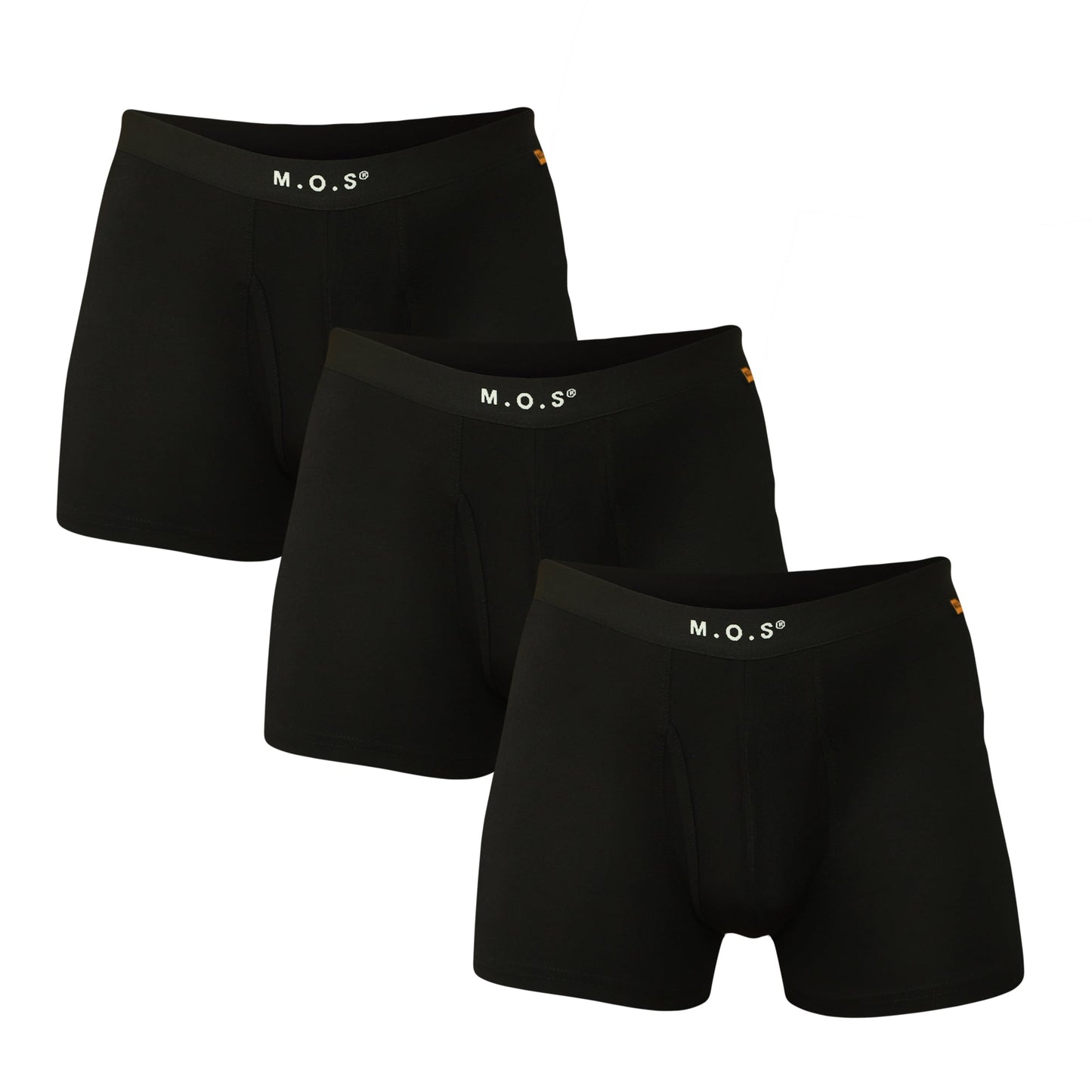 3 Pack - Bamboo Boxer Briefs for Men with Pouch Breathable Short Boxer by Mars Outlet Store LLC