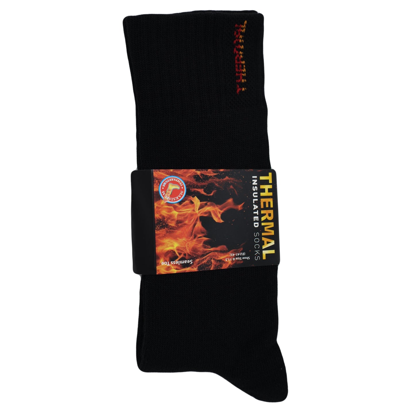 Thermal Insulated Socks for Men Seamless Toe Reinforced Heel Size 8-11.5 - 1 Pair by Mars Outlet Store LLC