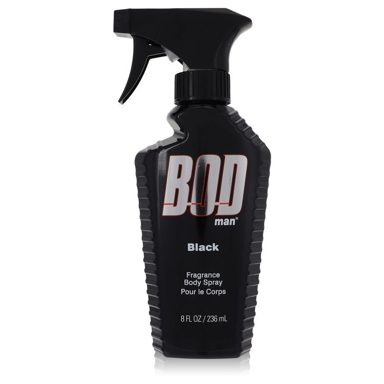 Bod Man Black by Parfums De Coeur Body Spray 4 oz for Men by Avera Group