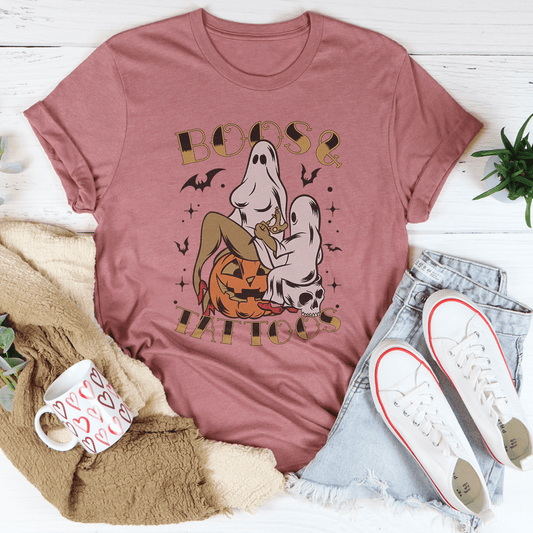 Boos & Tattoos Tee by shopmerchmallow