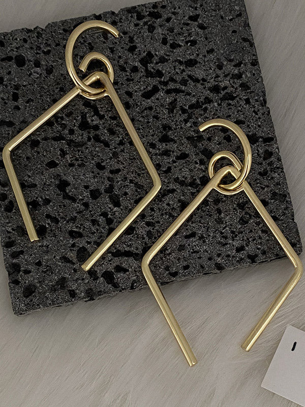 Original Statement Chic Geometric Earrings by migunica