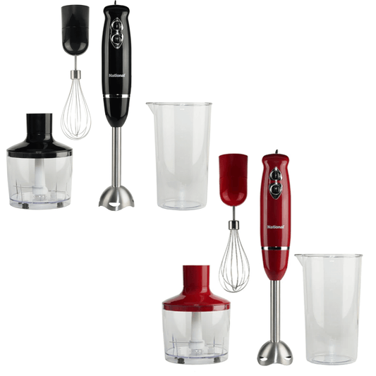 Supersonic National Multi-Purpose 4-in-1 Immersion Hand Blender by Jupiter Gear Home