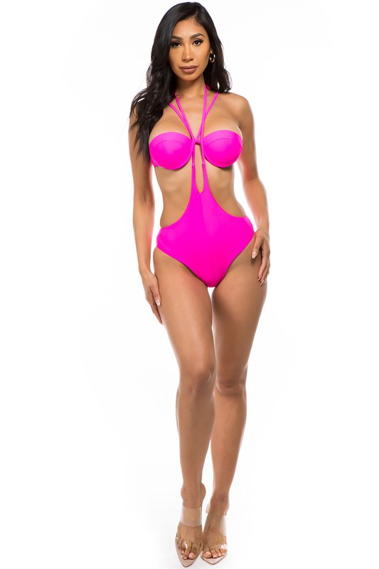 ONE-PIECE FASHIONABLE BATHING SUIT