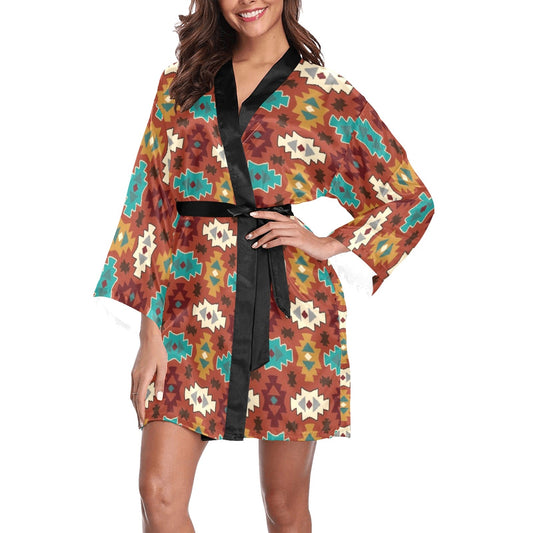 Old Aztec Women's Lounge Kimono Robe by Baha Ranch Western Wear