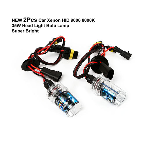 2PCS 9006/HB4 HID Xenon Light Bulbs AC 35W 8000K 3500LM Headlight Fog Light Low/High Beam Replacement Bulbs by VYSN