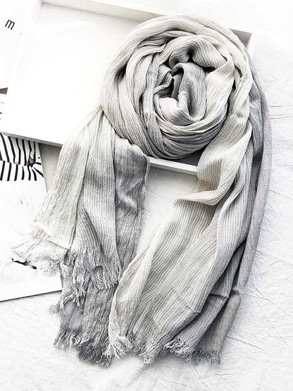 Original Contrast Color Slik Scarf by migunica