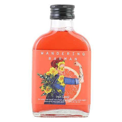 Wandering Barman - 'Iron Lady' Gin w/ Rose Petals Cocktail (100ML) by The Epicurean Trader