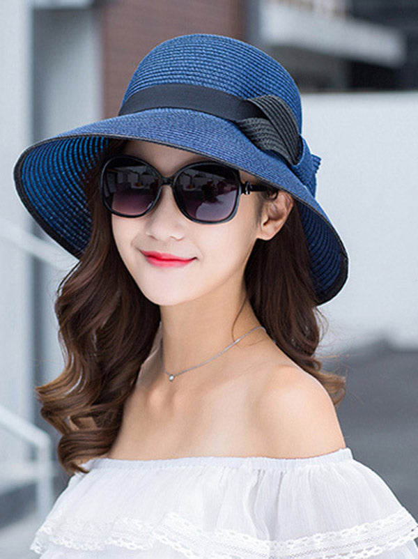 Original Bow Sun-Protection Dome Hat by migunica