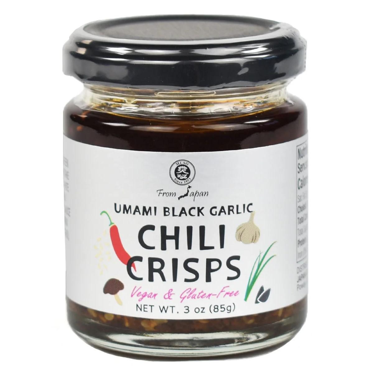 MUSO - 'Umami' Black Garlic Chili Crisps (3OZ) by The Epicurean Trader