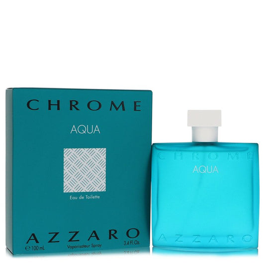 Chrome Aqua by Azzaro Eau De Toilette Spray 3.4 oz for Men by Avera Group