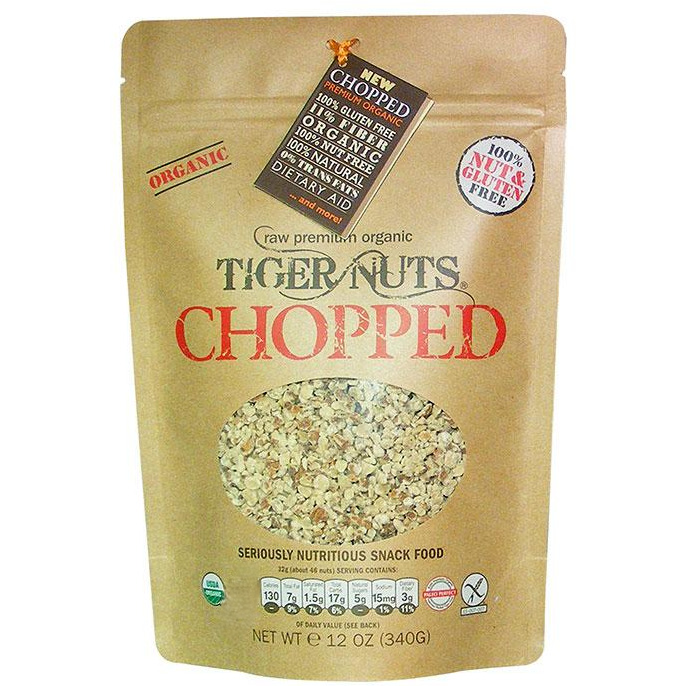 Tiger Nuts Chopped Tiger Nuts in 12 oz bag - 24 bags by Farm2Me