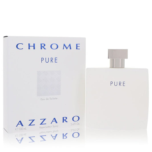 Chrome Pure by Azzaro Eau De Toilette Spray 3.4 oz for Men by Avera Group