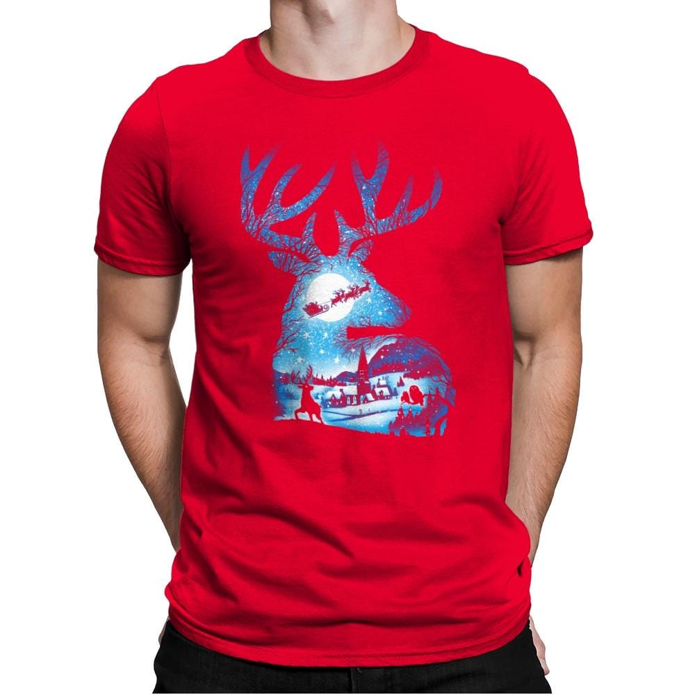 Christmas Reindeer - Mens Premium by RIPT Apparel