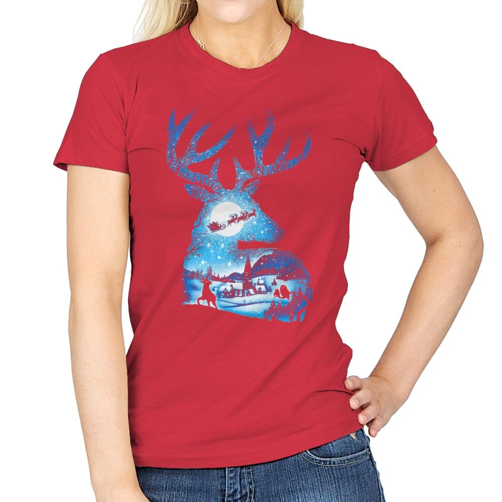 Christmas Reindeer - Womens by RIPT Apparel