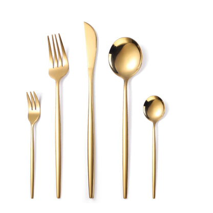 Slim Flatware -Place Set of 5 by ClaudiaG Collection