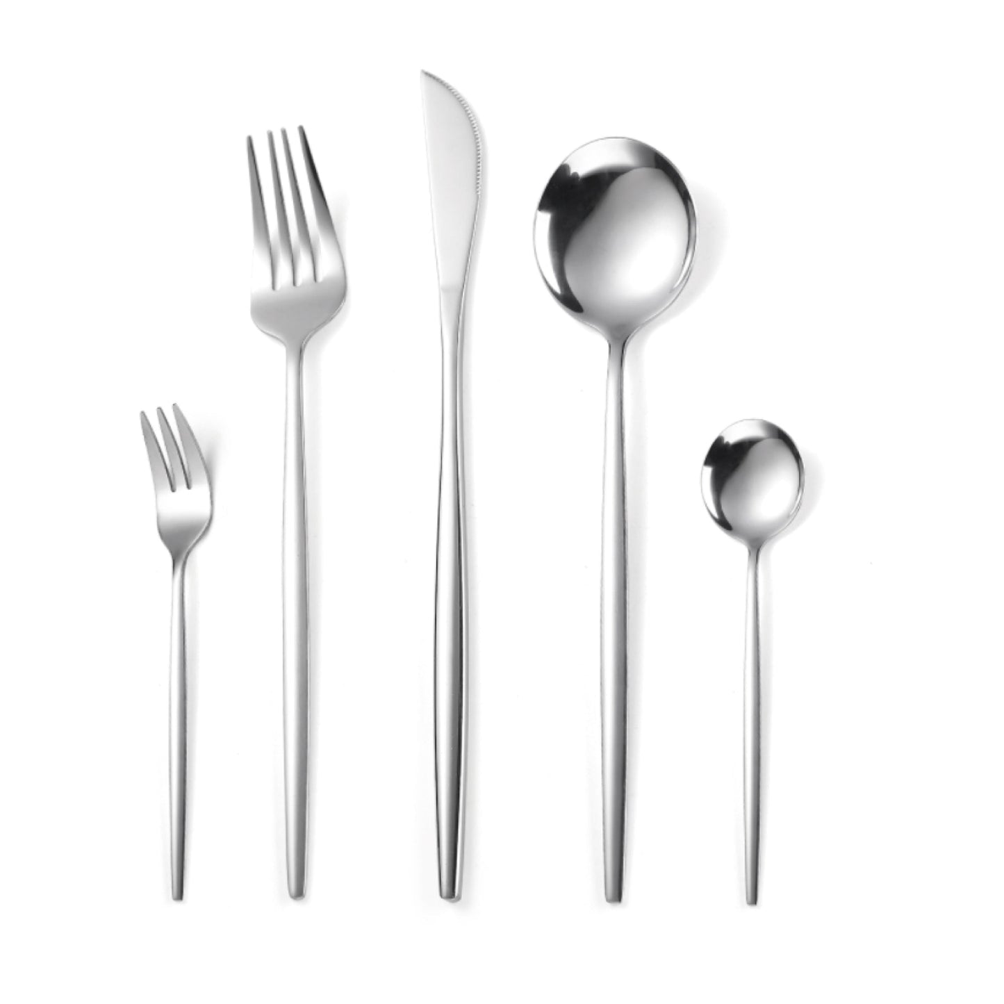 Slim Flatware -Place Set of 5 by ClaudiaG Collection