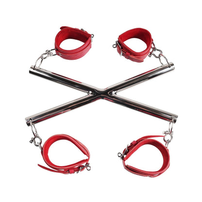 X Shape Spreader Bar and Cuff Set By Kink by Kink Store