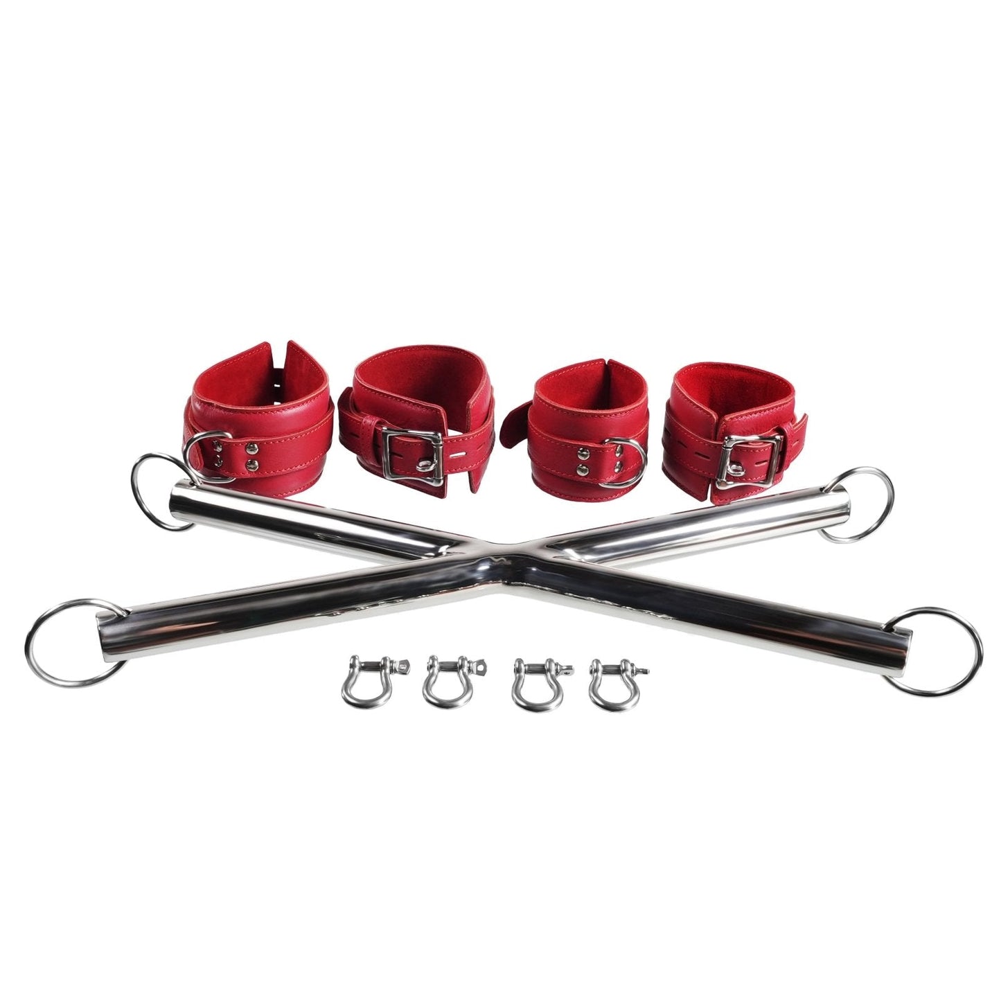 X Shape Spreader Bar and Cuff Set By Kink by Kink Store