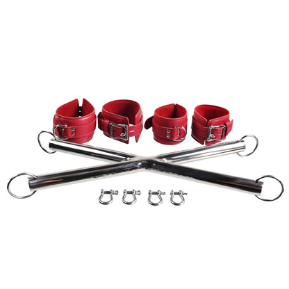 X Shape Spreader Bar and Cuff Set By Kink by Kink Store