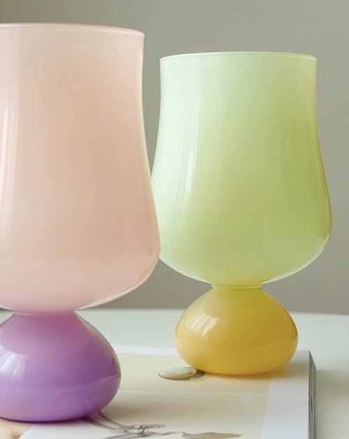 Creamy Colored Tulip Whisky Glasses Set ( $19.9 each ) by INSPECIAL HOME