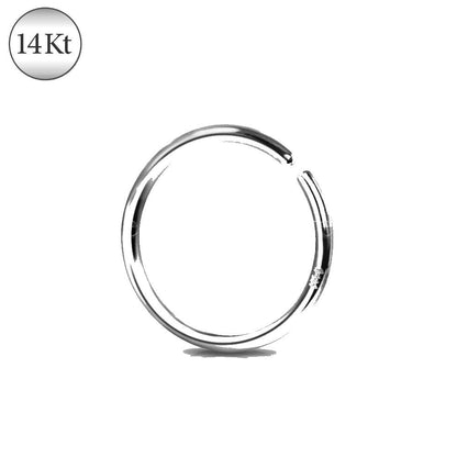 14Kt. White Gold Seamless Ring by Fashion Hut Jewelry